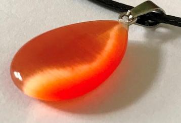 Mooie ketting met prachtige Rozenkwarts ketting hanger beschikbaar voor biedingen