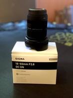 Sigma 18-50mm F/2.8 DC DN Fujifilm X + B+W XS-pro Clear filt, Audio, Tv en Foto, Fotografie | Lenzen en Objectieven, Ophalen of Verzenden