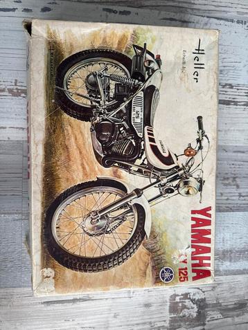 Heller Yamaha TY125 1/8 - Niet afgemaakt project beschikbaar voor biedingen