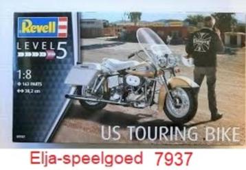 Modelbouw Revell 7937 Us Motorbike TOUR Modelbouw 1:8 motor beschikbaar voor biedingen