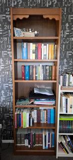 Eikenhouten boekenkast, Ophalen, Gebruikt, 200 cm of meer, 50 tot 100 cm