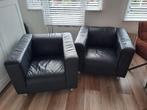 Klippan leren stoelen, Huis en Inrichting, Banken | Bankstellen, Ophalen, Gebruikt, Minder dan 75 cm, Tweepersoons