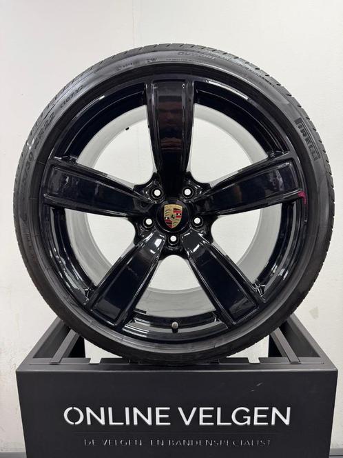 Set 22 inch Originele Porsche Cayenne Coupe breedset velgen, Auto-onderdelen, Banden en Velgen, Banden en Velgen, Zomerbanden