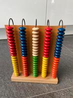 Vintage telraam abacus 100 kralen stenen keurige staat, Ophalen of Verzenden, Zo goed als nieuw