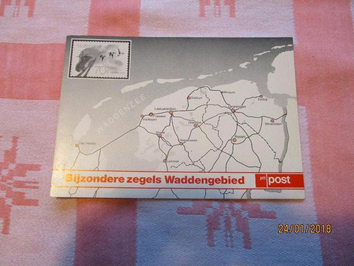 postzegels Waddengebied 5 eilanden postzegels 1982, Postzegels en Munten, Postzegels | Nederland, Gestempeld, Na 1940, Ophalen of Verzenden