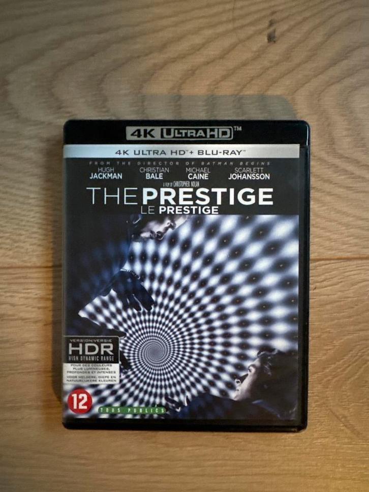 The Prestige - 4K UHD Blu-ray, Cd's en Dvd's, Blu-ray, Zo goed als nieuw, Thrillers en Misdaad, Ophalen of Verzenden