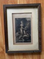 Oude Gravure Religieus, Antiek en Kunst, Kunst | Etsen en Gravures, Ophalen of Verzenden