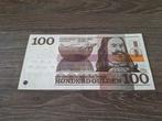 Net biljet 100 gulden Michiel de Ruyter, 1970, Ophalen of Verzenden, 100 gulden