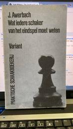 PRAKTISCHE SCHAAKBOEKERIJ, Hobby en Vrije tijd, Gezelschapsspellen | Bordspellen, Een of twee spelers, Ophalen of Verzenden, Gebruikt