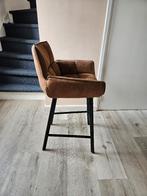 Mooie barkruk te koop, Ophalen, 60 tot 90 cm, Zo goed als nieuw, Leer