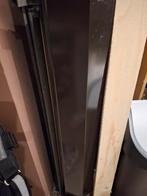 Zgan deur rolluik bruin met beige lamellen, Doe-het-zelf en Verbouw, Rolluiken, Gebruikt, 100 tot 150 cm, 100 tot 150 cm, Ophalen of Verzenden