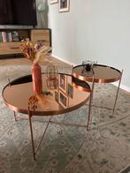 Zuiver Rosé Bijzettafels - Set van 2, Minder dan 45 cm, Minder dan 55 cm, Metaal of Aluminium, Rond