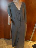Zara doorknoop jurk maat L zgan LYCEL & LINNEN, Bruin, Zara, Maat 42/44 (L), Ophalen of Verzenden