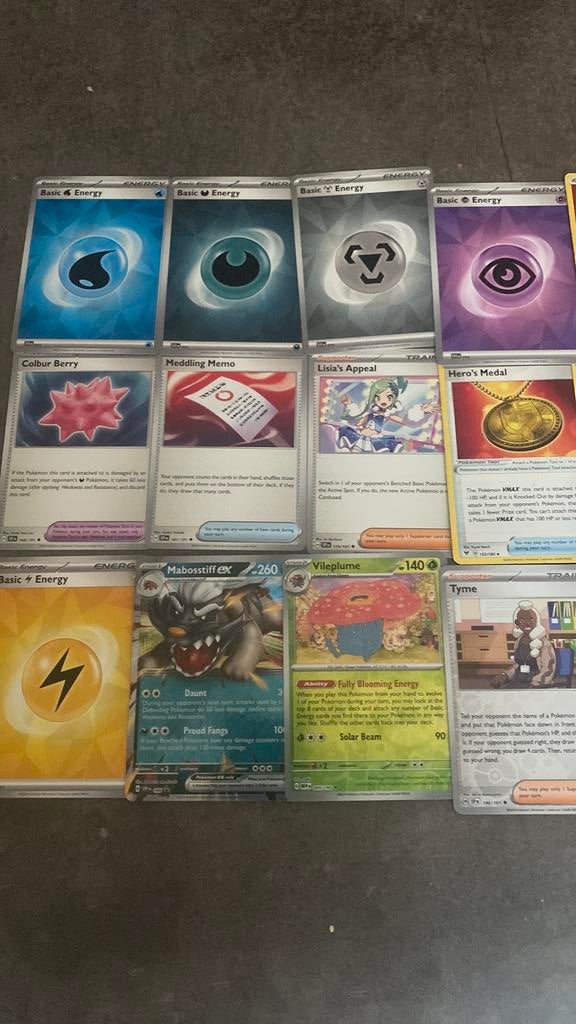 19 pokemonkaarten!, Ophalen of Verzenden, Gebruikt, Losse kaart