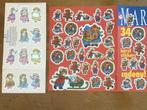34 stickers + labels Francien van Westering kerst beer poes, Hobby en Vrije tijd, Stickers en Plaatjes, Nieuw, Ophalen of Verzenden