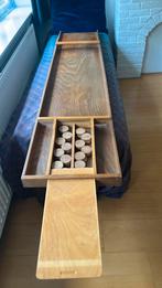 Vintage sjoelbak hout ca 1950, Ophalen, Gebruikt