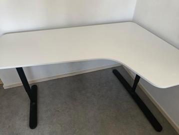 Hoekbureau Ikea Bekant Wit - afbeelding 3