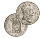 1 Zilveren Gulden Koning Willem I - 1840 (Pr+), Verzenden, Koning Willem I, 1 gulden, Zilver