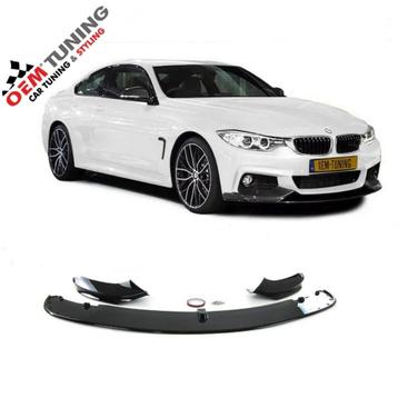 Frontspoiler BMW F32 F33 F36 | Hoogglans zwart | M Tech | beschikbaar voor biedingen