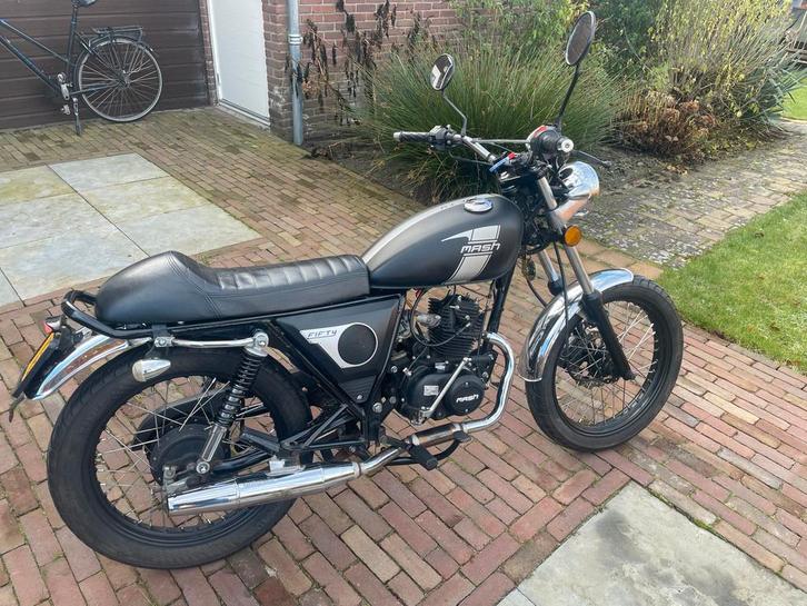 Mash Fifty Brommer - Klassieke Stijl - caféracer, Fietsen en Brommers, Brommers | Crossbrommers, Gebruikt, Overige merken, Ophalen