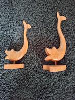 Houtsnijwerk 2 vissen, Antiek en Kunst, Ophalen of Verzenden