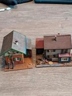 FALLER HUISJES JAREN 50, Hobby en Vrije tijd, Modeltreinen | H0, Overige merken, Gelijkstroom of Wisselstroom, Brug, Tunnel of Gebouw