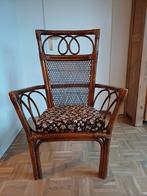 Rotan manou stoel, Ophalen, Gebruikt, Bruin, Eén