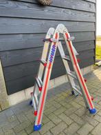 telescoopladder HYMER 4x4 ongebruikt, Ophalen, Nieuw, Ladder, Opvouwbaar of Inschuifbaar