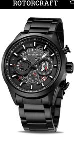 Nieuw, schitterende herenhorloge van Rotorcraft, RC2203, Overige merken, Staal, Staal, Polshorloge