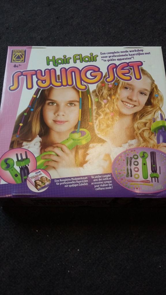 Haar Styling Set 8+ - Hair Flair, Kinderen en Baby's, Speelgoed | Overig, Zo goed als nieuw, Jongen of Meisje, Ophalen of Verzenden