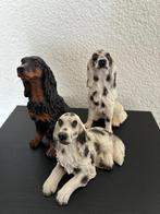 Setters honden beeldjes 3x, Verzamelen, Beelden en Beeldjes, Ophalen, Zo goed als nieuw, Dier