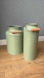 Leuke groene decoratie kannen, Ophalen, Zo goed als nieuw, Kunststof