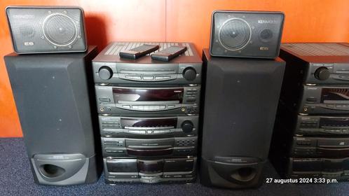 Kenwood midi set M-58 + M58M + speakers + surroundspeakers, Audio, Tv en Foto, Stereo-sets, Niet werkend, Cassettedeck, Cd-speler