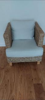Fauteuil van gevlochten bananenblad, Ophalen, Gebruikt, Eenpersoons, 75 tot 100 cm