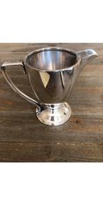 Vintage Hollandia Plate melkkan roomkan, Ophalen, Zilver