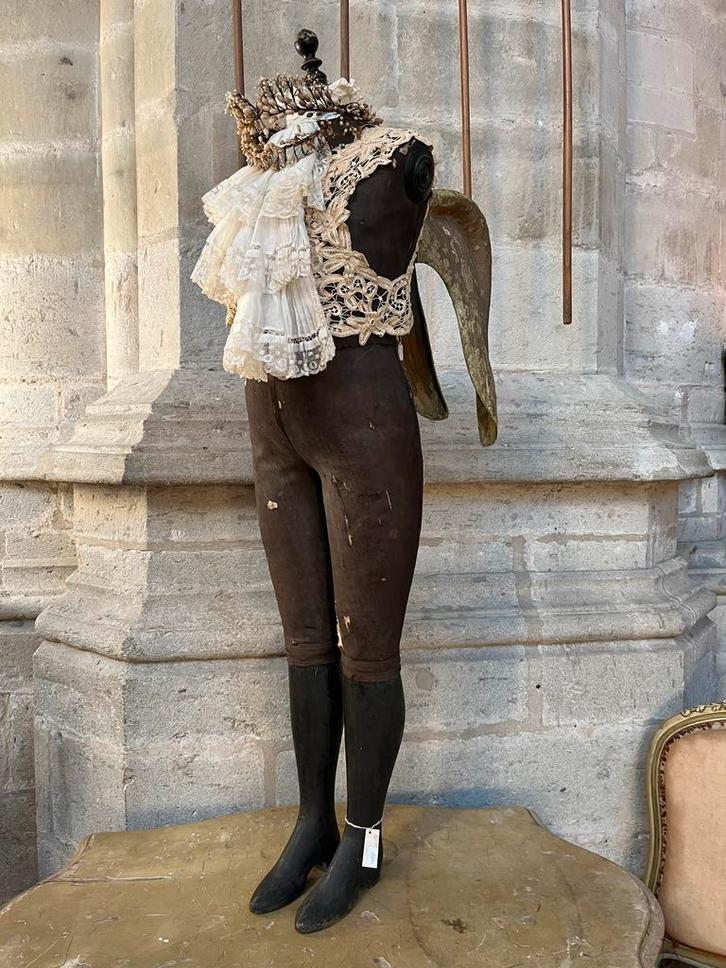 Antieke Napoleon III Kinderpaspop - 19e Eeuw, Antiek en Kunst, Curiosa en Brocante, Ophalen