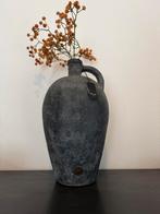 BRYNXZ jar neck one ear stone black, Huis en Inrichting, Woonaccessoires | Vazen, Ophalen of Verzenden, Nieuw, Zwart, Minder dan 50 cm
