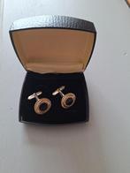 Manchet knopen retro, Sieraden, Tassen en Uiterlijk, Manchetknopen, Ophalen of Verzenden, Gebruikt, Overige materialen, Verguld
