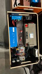 2e accu systeem 110ah agn accu en 1200watt omvormer, Ophalen, Gebruikt
