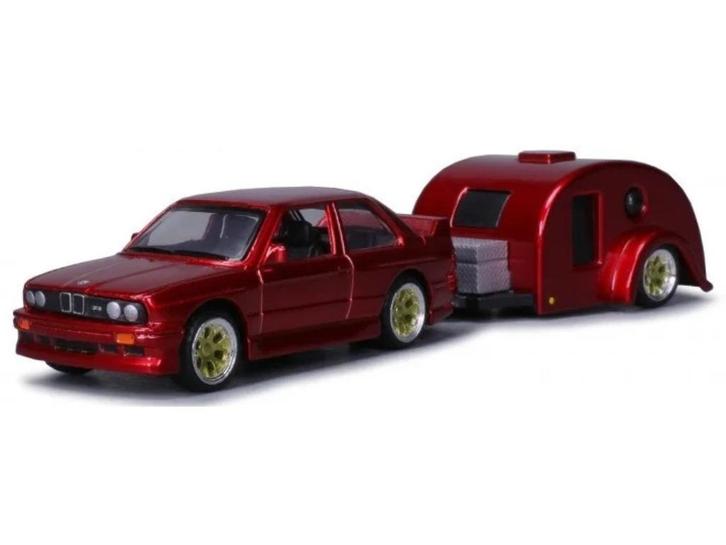 BMW M3 E30 1988 + CARAVAN, Hobby en Vrije tijd, Modelauto's | Overige schalen, Nieuw, Auto, Ophalen of Verzenden