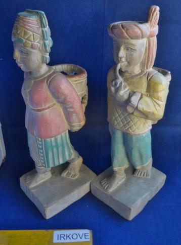 THAIS ECHTPAAR MET MANDEN * Hout * beschikbaar voor biedingen