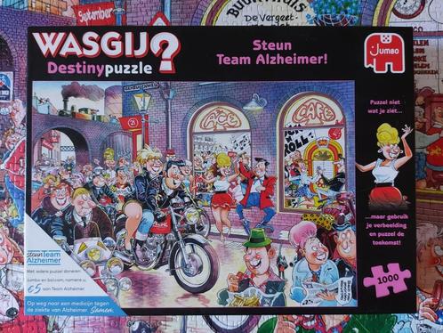 Legpuzzel Wasgij Destiny Alzheimer 1000 st, Hobby en Vrije tijd, Denksport en Puzzels, Zo goed als nieuw, Ophalen