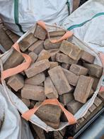 1 bigbag gebruikt gebakken klinkers dikformaat, Tuin en Terras, Ophalen of Verzenden, Zo goed als nieuw, Bruin