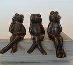 De BronzenBeelden-Winkel Horen Zien Zwijgen Echt Brons...., Ophalen of Verzenden