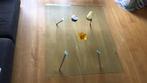 Salontafel, glas. Beek, Maupertuus., Huis en Inrichting, Ophalen, Gebruikt, Glas, Minder dan 50 cm