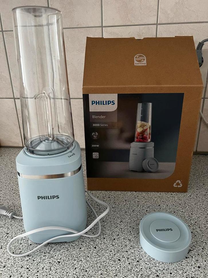 Philips Blender 3000 Series HR2620/40, Witgoed en Apparatuur, Blenders, Zo goed als nieuw, Blender to go, Ophalen