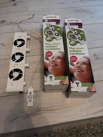 2x SpeedComfort radiatorventilator Mono wit beschikbaar voor biedingen