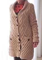 Warm wollen vest, Beige, Zo goed als nieuw, Maat 36 (S), Maison Scotch