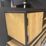 Actie! Tv-meubel Luna | 160 cm | Eiken | Van €595,-, Ophalen, TowerLiving, ., 150 tot 200 cm