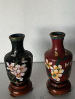 Antieke chinese miniatuur cloissone vaasjes, Ophalen of Verzenden